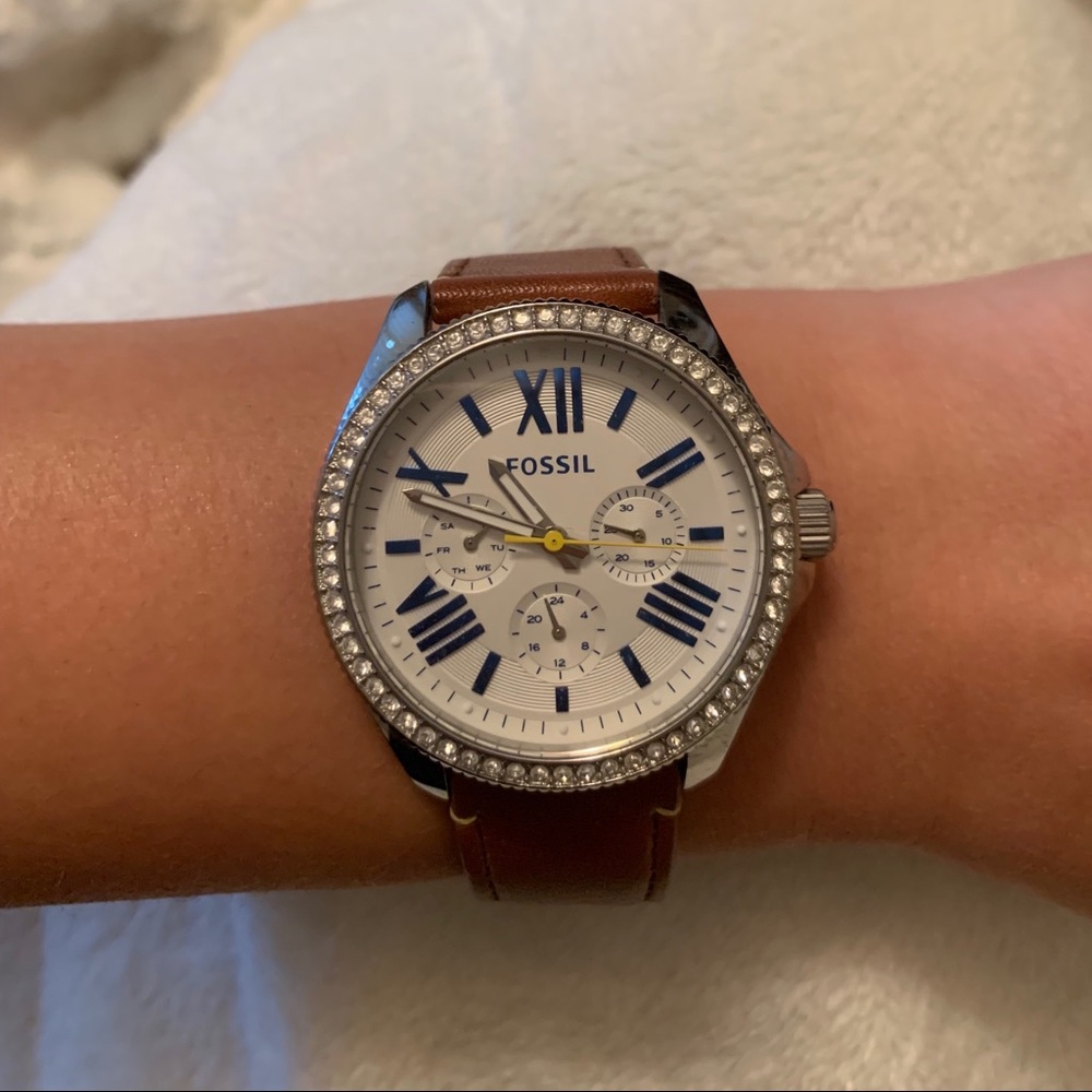 Fossil Brown Leather Watch
